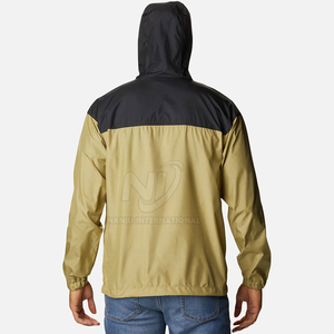 Easy Wear Eco Friendly Hooded Men's <b>Winter</b> Windbreaker Jacket Waterproof Quick Dry Breathable Front Logo Custom OEM Sports - Product Image 4