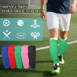 Protège-tibias de football de haute qualité, légers et compressifs, protection professionnelle, manchons à forte couverture pour l'entraînement au football - Product Image 4