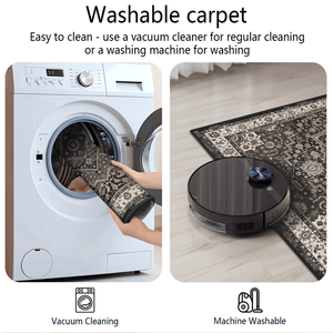 3-Piece Kitchen <b>Runner</b> Rug Set <b>Washable</b> Boho Style Non-Slip Area Rugs for Entryway Hallway or Laundry Room - Product Image 4