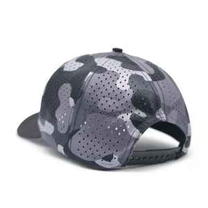 Injae Vina Parche bordado personalizado Logo Camo Sombrero de golf de 6 paneles Perfecto para festivales de senderismo de estilo callejero OEM MOQ bajo disponible - Product Image 5