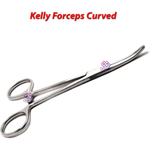 Pinzas Hemostáticas de Acero MEDICAB Kelly de 5.5 Pulgadas Rectas para Cirugía General - Instrumento Reutilizable - Product Image 4