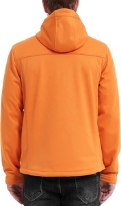 Unisex Eco-Friendly Breathable <b>Fleece</b> <b>Lined</b> Varsity <b>Jackets</b> Contrast Color Water Resistant Winter Snow Coat 300g - Product Image 3