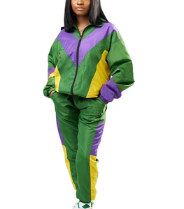 Customized <b>Women</b> Zip-Up Tracksuit Set Lightweight Waterproof Breathable Windbreaker Set Training Tracksuit <b>Women</b> Summer Wear - Product Image 3