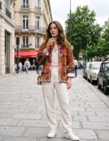 Veste florale brodée Suzani pour femmes, style bohème coloré, ouverte sur le devant, manches longues, faite à la main, ethnique, automne-hiver, 100% coton canvas