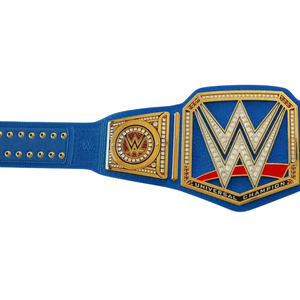 เข็มขัดแชมป์ WWE Universal Championship สีน้ำเงิน เข็มขัดแชมป์มวยปล้ำคุณภาพสูง ของสะสมสำหรับนักสะสม เข็มขัดกีฬาที่ปรับแต่งได้ - Product Image 3