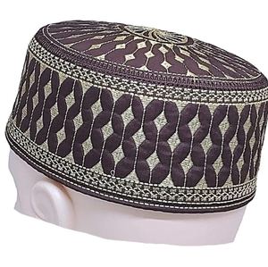 Lightweight Prayer Cap for Men Soft Fabric <b>Islamic</b> Kufi Hat Bulk Supplier Eco-Friendly - Product Image 6