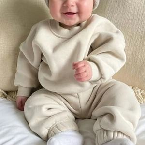 Conjunto de Ropa Deportiva para Bebé Niño con Logotipo Personalizado, Sudadera y Pantalones Deportivos, Conjuntos de Sudadera para Bebé - Product Image 1