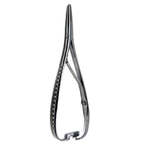 Pince à micro-aiguilles de 6 pouces en acier inoxydable, à verrouillage manuel, pour chirurgie, certifiée CE - Meilleures ventes - Product Image 1