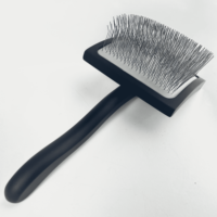 EVERSHARP Brosse démêlante professionnelle à picots longs en fer, écologique, simple, en acier inoxydable, petite taille pour chats et chiens