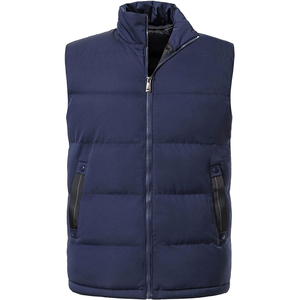 Dernier modèle de gilet matelassé personnalisé avec logo, veste d'équitation, vêtements d'hiver décontractés pour l'extérieur, gilet rembourré pour homme. - Product Image 2