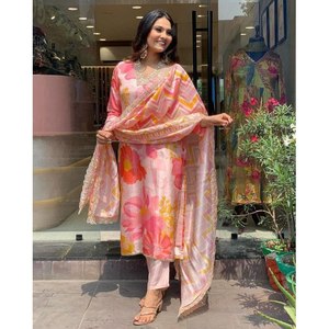 Hermosa parte superior e inferior de ropa de fiesta con Conjunto elegante de tamaño Dupatta XL - Product Image 2