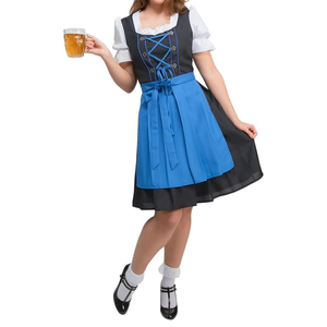 ชุดเดรส Dirndl ดีไซน์ใหม่ล่าสุดปี 2026 ชุดเยอรมันสำหรับเทศกาลอ็อกโทเบอร์เฟสต์ สไตล์บาวาเรียน สวยเก๋สำหรับผู้หญิง คุณภาพพรีเมียม - Product Image 4