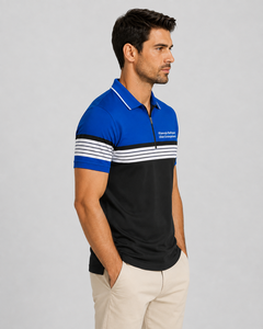 Camisa Casual de Lujo para Hombre, Verano, Bordada, con Botones al Frente, Manga Corta, Transpirable, Ligera, Diseño Sólido, Tejida - Product Image 3