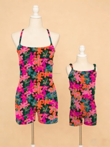 Conjunto Deportivo de Yoga y Fitness para Mujer con Logotipo Personalizado al por Mayor, Mono Sexy con Espalda Descubierta, Ropa Deportiva Elástica con Estampado Floral - Product Image 4