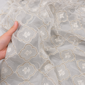 Tissu brodé de sequins, tissu en dentelle, tissu en maille, tissu textile pour la confection de robes de mode, fournisseur en gros, vente en gros, UE - Product Image 1