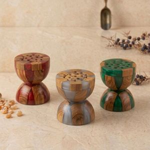 Quemador de Incienso Moderno Hecho a Mano con Resina Epoxi y Madera de Sándalo, Difusor de Aromaterapia con Color Personalizado para el Hogar y la Oficina - Product Image 2