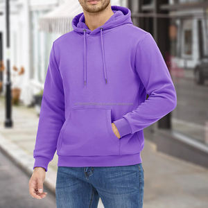 Sudadera con Capucha Premium para Hombre, Sudadera de Forro Polar Grueso para Invierno, Sudadera con Capucha Lisa con Logotipo Personalizado para Hombre - Product Image 3