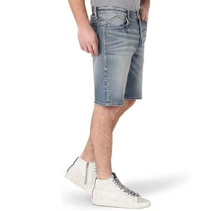 Printed Denim Jorts Supplier Full Custom Hip Hop <b>Shorts</b> USA Wholesale Factory Men Loose - Product Image 3