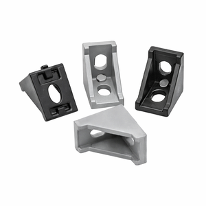 Conector de Ángulo para Perfil de Aluminio, Fijación Triangular de 90 Grados, 2020 2040 2080 3030 3060 4040 4080, Aluminio para CNC - Product Image 1
