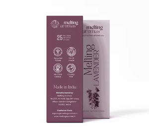 Incienso de Lavanda Premium MELTING LAVENDER, Varillas de Incienso Naturales de Larga Duración para Meditación y Pooja - Product Image 3