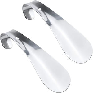 Stainless Steel Shoe Horn Long Handle Metal Shoe Lifter for Men Women Elderly - Product Image 5