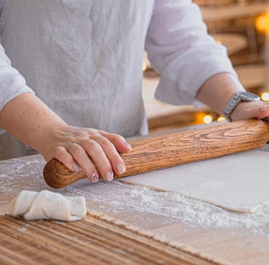 Excellent Quality Wooden <b>Rolling</b> <b>Pin</b> Straight <b>rolling</b> <b>pin</b> Traditional <b>Rolling</b> <b>Pin</b> With Wooden Handle Baking & Pastry Tools - Product Image 3