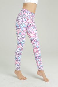 Custom Logo High Waist Yoga Leggings Quick Dry Gym Wear Printed Fitness Leggings Wholesale Sports Activewear - Product Image 3