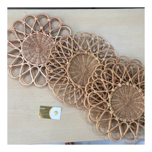 Bulk Rattan <b>Plate</b> for Restaurant Use and Home Decoration with Reliable Supply and Export Distribution - Product Image 1