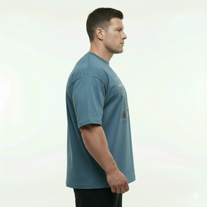 Camiseta de Gimnasio Personalizada para Marcas Privadas, Ropa Deportiva Transpirable para Entrenamiento, 100% Algodón, Talla Grande para Hombre y Mujer - Product Image 3