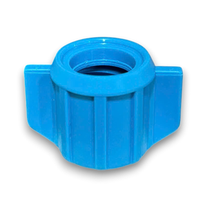Blue Virgin Plastic Female Garden Water Connector 25mm Threaded Anti-blowout Locking Design ISO Certified Injection Molding - Product Image 3