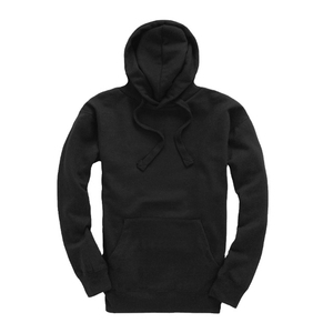 Sudadera con Capucha para Hombre, Estilo Urbano, Invierno, Algodón Grueso, Forro Polar Premium, Ligera, Color Negro, Corte Regular - Product Image 1