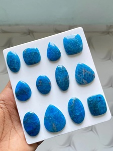 Apatite bleu océan néon, pierre précieuse en vrac, cabochon - Product Image 2