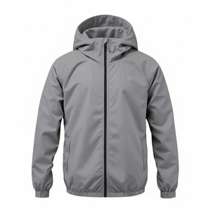 Chaqueta cortavientos informal para hombre, chaqueta impermeable con capucha de estilo moderno para exteriores, chaqueta impermeable con capucha de primera calidad para hombre, ropa de calle - Product Image 1