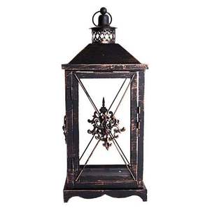 Standard Quality Antique Home Decorative Iron Stainless Steel <b>Lanterns</b> Christmas <b>Candle</b> Pillar <b>Holder</b> Durable Waterproof - Product Image 1