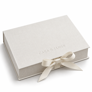 Cajas de Regalo de Lujo Personalizadas con Tapa Abatible, Hechas a Mano, Cubiertas de Tela, Embalaje Rígido para Invitaciones de Boda, Álbumes de Fotos y Joyas - Product Image 1