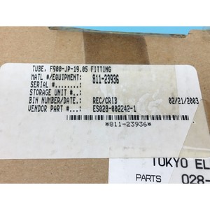 Raccord TEL 028-002242-1, TUBE F900-J P-19.05 - Équipements et pièces semi-conductrices d'occasion fiables à l'échelle mondiale chez - Product Image 6