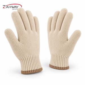 Gants d'hiver en coton les plus vendus avec doublure chaude en tissu doux, ajustement confortable, construction extensible, gants en coton pour l'hiver - Product Image 2