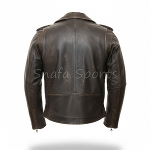 Adjustable Price Men's Leather Jackets Professional Manufacture Best Quality for Men's Leather Jackets - Product Image 2