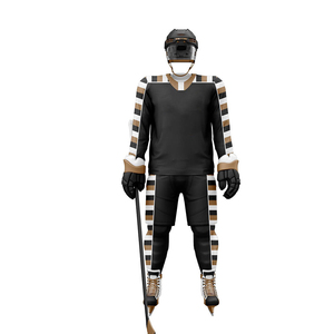 Uniforme de Hockey sobre Hielo Personalizado PUFFIN SPORTS OEM, Conjunto de Jersey y Pantalones de Manga Larga para Hombre, Impresión Sublimada, Absorción de Humedad, Ajuste Atlético - Product Image 5