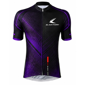 Maillot de cyclisme à manches courtes, impression numérique par sublimation, coupe de course professionnelle - Product Image 1