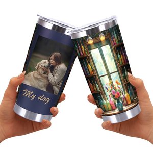 Stainless Steel Tumbler 20oz Double Wall <b>Insulated</b> Portable Outdoor Hiking <b>Cup</b> - Product Image 2