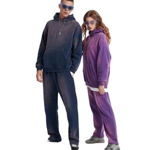 เสื้อฮู้ดซักได้กรด500แกรมสำหรับผู้ชายเสื้อปักลายกราฟิกสำหรับเสื้อครอปพิมพ์ลาย3D ฤดูหนาว - Product Image 1