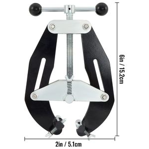 Morsetto Ultra Resistente da 2 a 6 Pollici con Design a Vite a Sgancio Rapido, Strumento di Allineamento Tubi in Acciaio Inossidabile Leggero B - Product Image 5