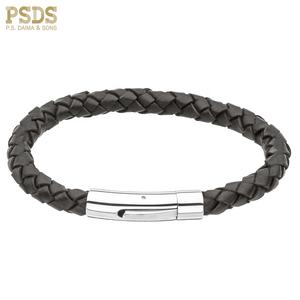 สร้อยข้อมือหนังสีดำ PSDs - Product Image 5