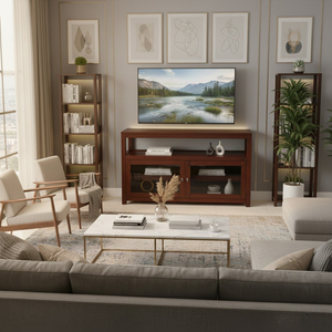 Mueble de TV Ajustable de Madera Sólida, Estilo Moderno Vietnamita, Calidad de Exportación, 1 Año de Garantía, para Hogar, Oficina, Sala de Estar - Product Image 3