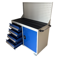 Armoire à outils mobile en métal robuste EVER LEADING, capacité de charge de 500 lb (LD-TC3002), rangement verrouillable, protection contre la corrosion pour