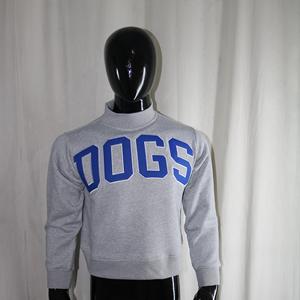 Sudaderas DOGS con cuello simulado, 450 GSM, nombre personalizado, bordado en aplique, corte holgado, 100% algodón, felpa francesa. - Product Image 2