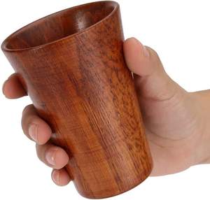 แก้วไม้ทำมือจากไม้ธรรมชาติ สำหรับดื่มชา เบียร์ กาแฟ และนม ผลิตโดย M.I.G. การส่งออกปี 2026 - Product Image 4