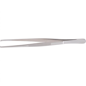 Pinzas para tejidos Miltex 6-46, 6/1×2 dientes, mangos serrados, instrumento quirúrgico de acero inoxidable - Product Image 1