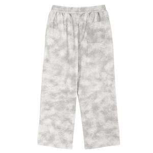 Pantalones Deportivos Unisex Estilo Streetwear, Lavado Ácido, 350g, con Cordón, Forro Polar, Estilo Baggy, Rectos, para Deporte, Estampados, para Exteriores, Estilo Universitario - Product Image 2